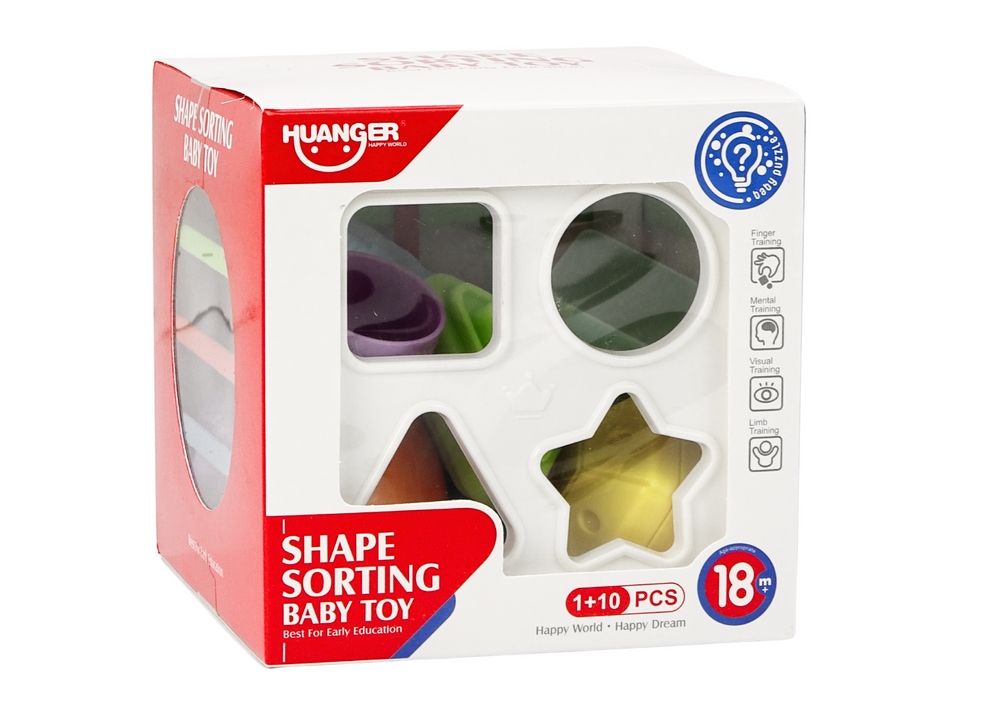 Kostka Edukacyjna Sorter Dla Niemowląt Klocki Kolo