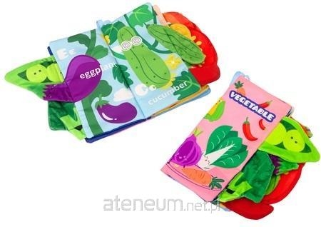 Książeczka Miękka Warzywa Szeleszcząca Piszcząca K