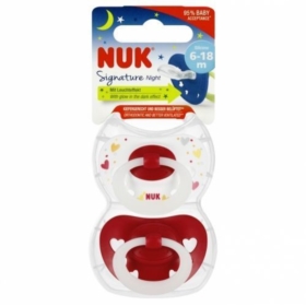 NUK SMOCZEK NIGHT 6-18M 2SZT