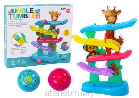 Zjeżdżalnia Dla Kulek Żyrafa Małpka Dźwięki Koloro