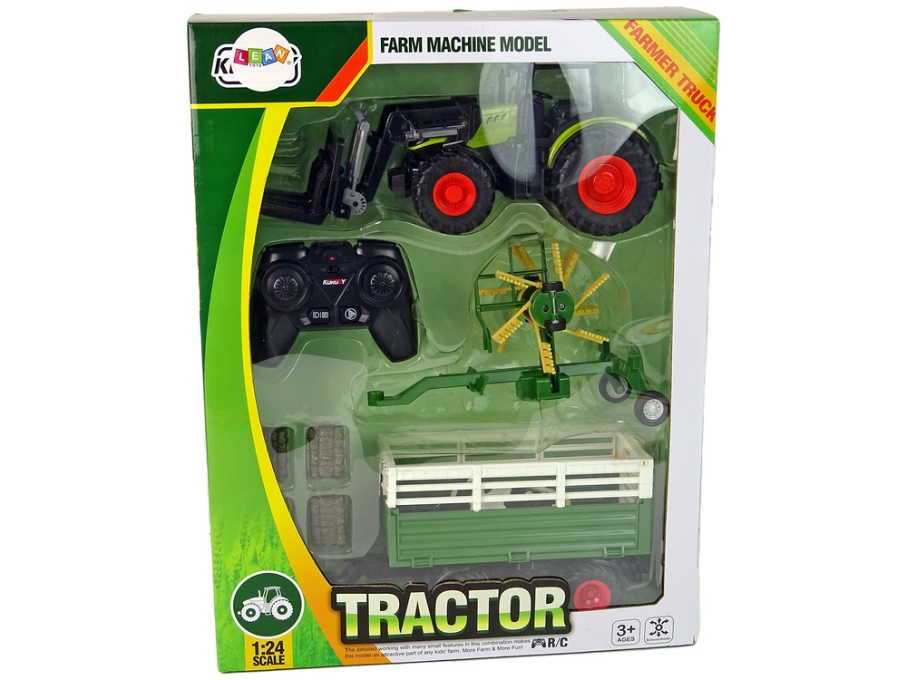 Zestaw Traktor R/C Maszyny Rolnicze 2,4G Zgrabiark