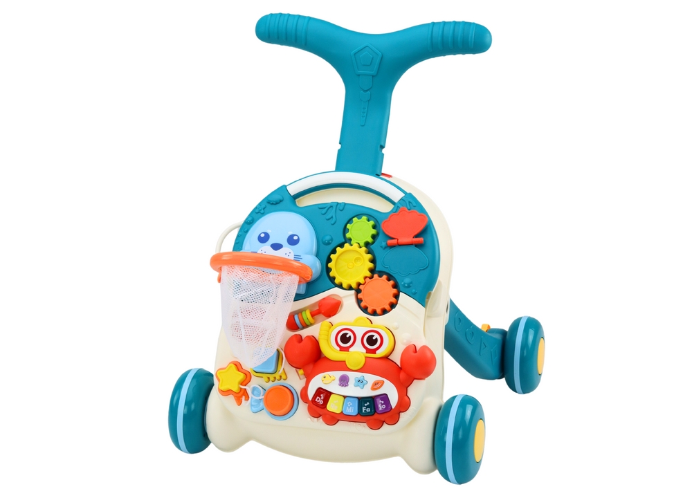 Chodzik Pchacz Edukacyjny Stolik 2w1 Panel Interak