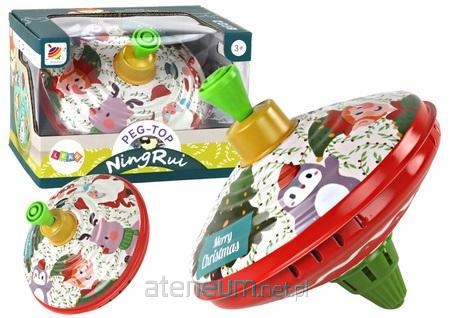 Bączek Metalowy Wirujący Święty Mikołaj Zabawka Tr