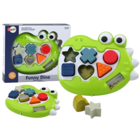 Sorter Dinozaur Sensoryczny Grający Melodie Układa