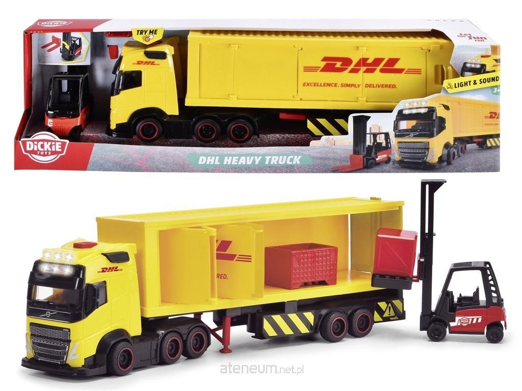 Dickie City ciężarówka+naczepa DHL św/dźw 374-7018