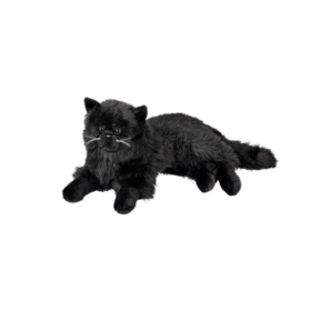 Kot perski leżący czarny 36cm 14104 23223