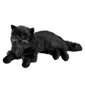 Kot perski leżący czarny 36cm 14104 23223