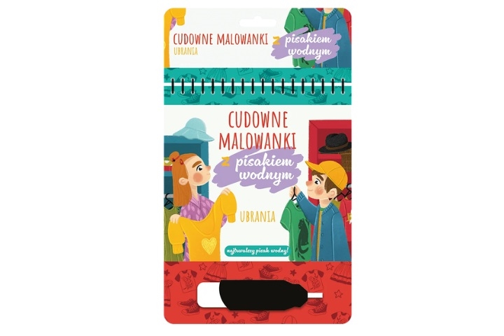 *****Malowanka z pisakiem wodnym Ubrania Ks97672