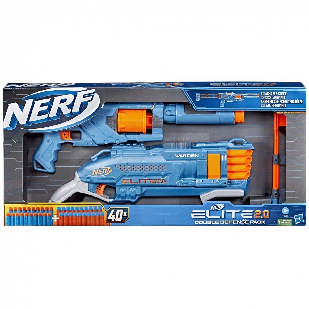 *****NERF Elite 2.0 Double Defense pack F5033 /3