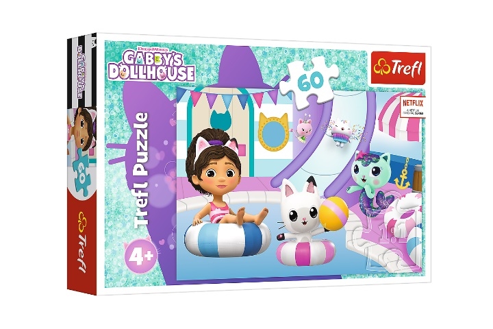 Puzzle - 60 - Gabby na basenie - Universal Gabbys