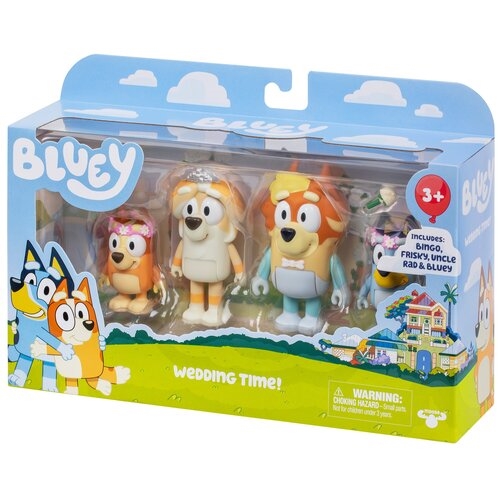 BLUEY FIGURKI WESELE WUJKA