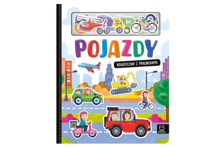 KSIĄŻECZKA Z MAGNESAMI POJAZDY