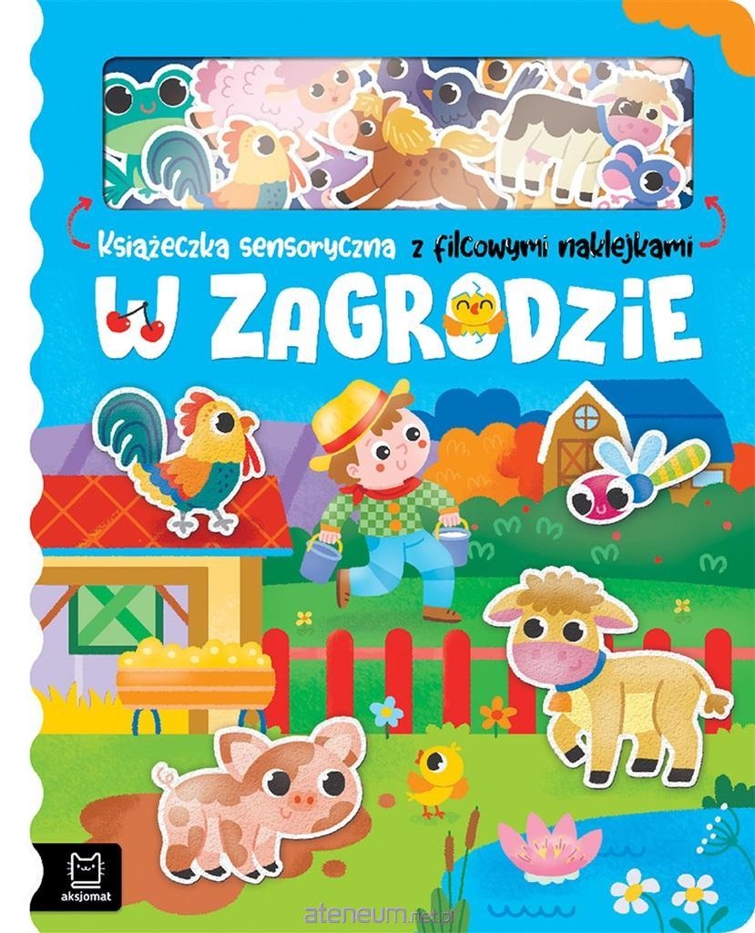 W zagrodzie Książeczka z filcow.naklejkami 38160