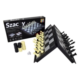 Gra Szachy 3w1 magnetyczne PRO Kids 91774
