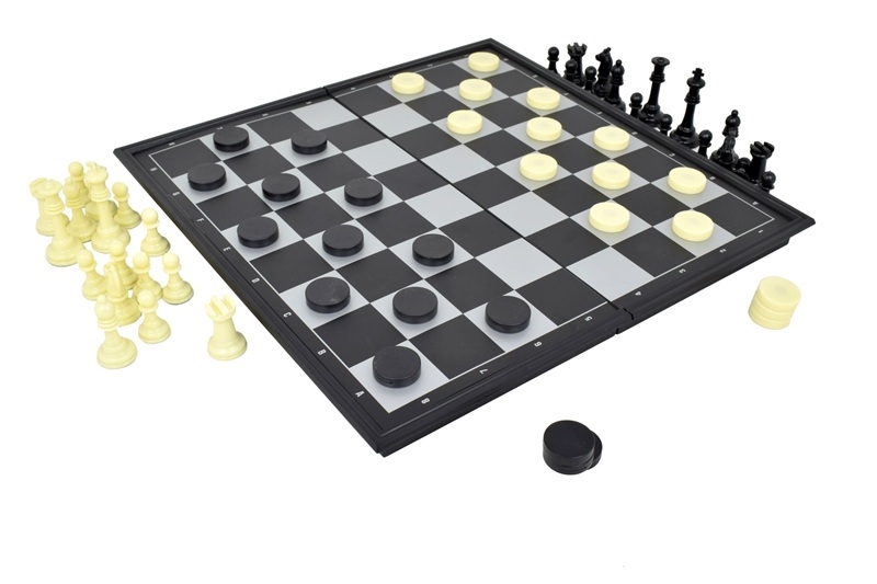 Gra Szachy 3w1 magnetyczne PRO Kids 91774