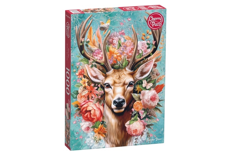 PUZZLE 1000 FLOWER DEER