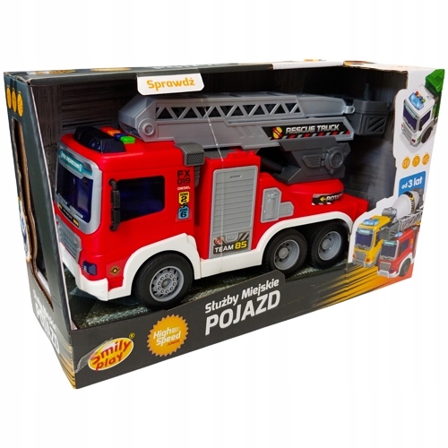 SMILY PLAY SŁUŻBY MIEJSKIE POJAZD STRAŻ POŻARNA