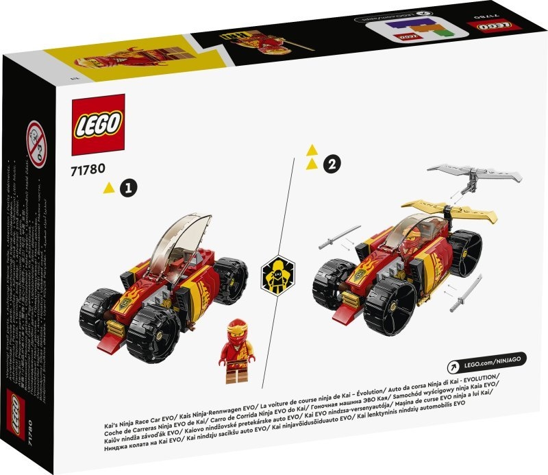 Klocki LEGO NINJAGO Samochód Wyścigowy Ninja KAIA