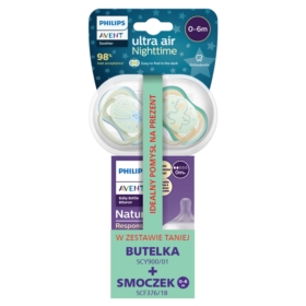 AVENT ZESTAW BUTELKA + SMOCZKI