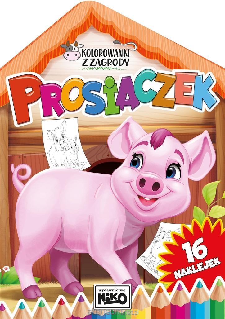 KSIĄŻECZKA PROSIACZEK+NAKLEJKI