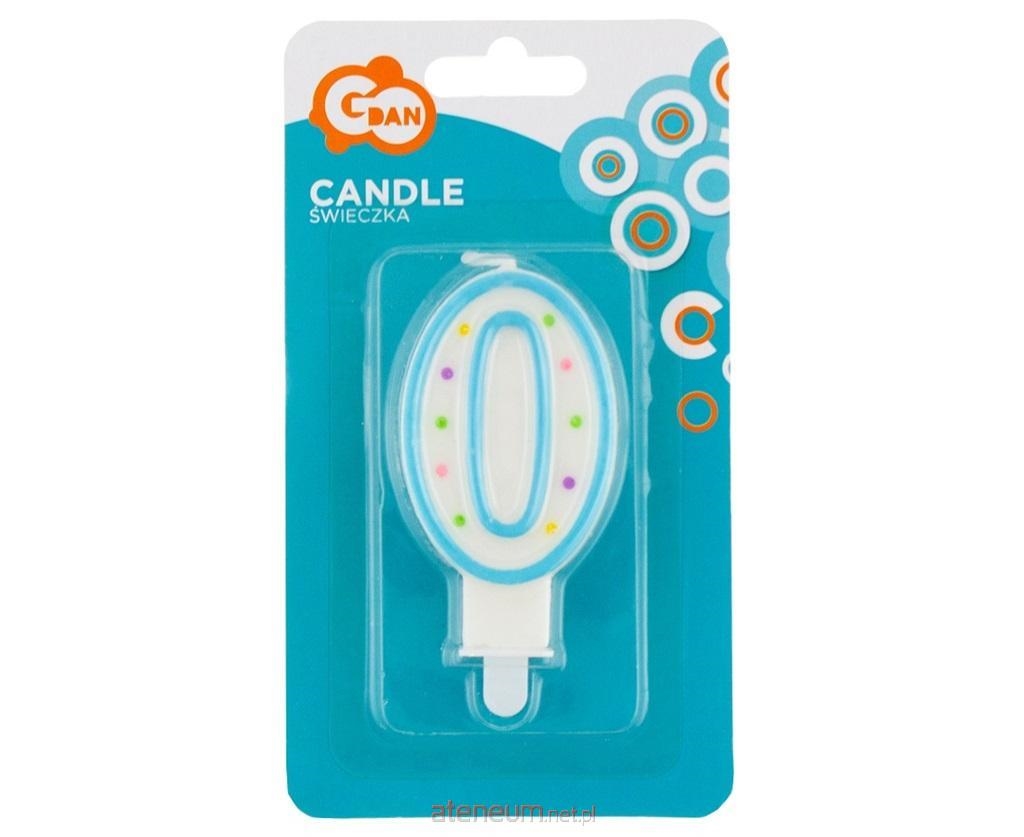ŚWIECZKA 0 W KROPECZKI