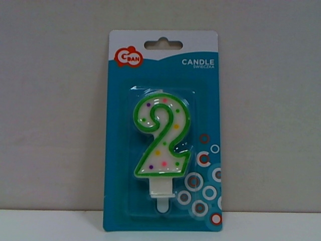 ŚWIECZKA 2 Z KROPECZKAMI
