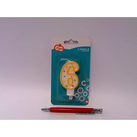 ŚWIECZKA 6 W KROPKI