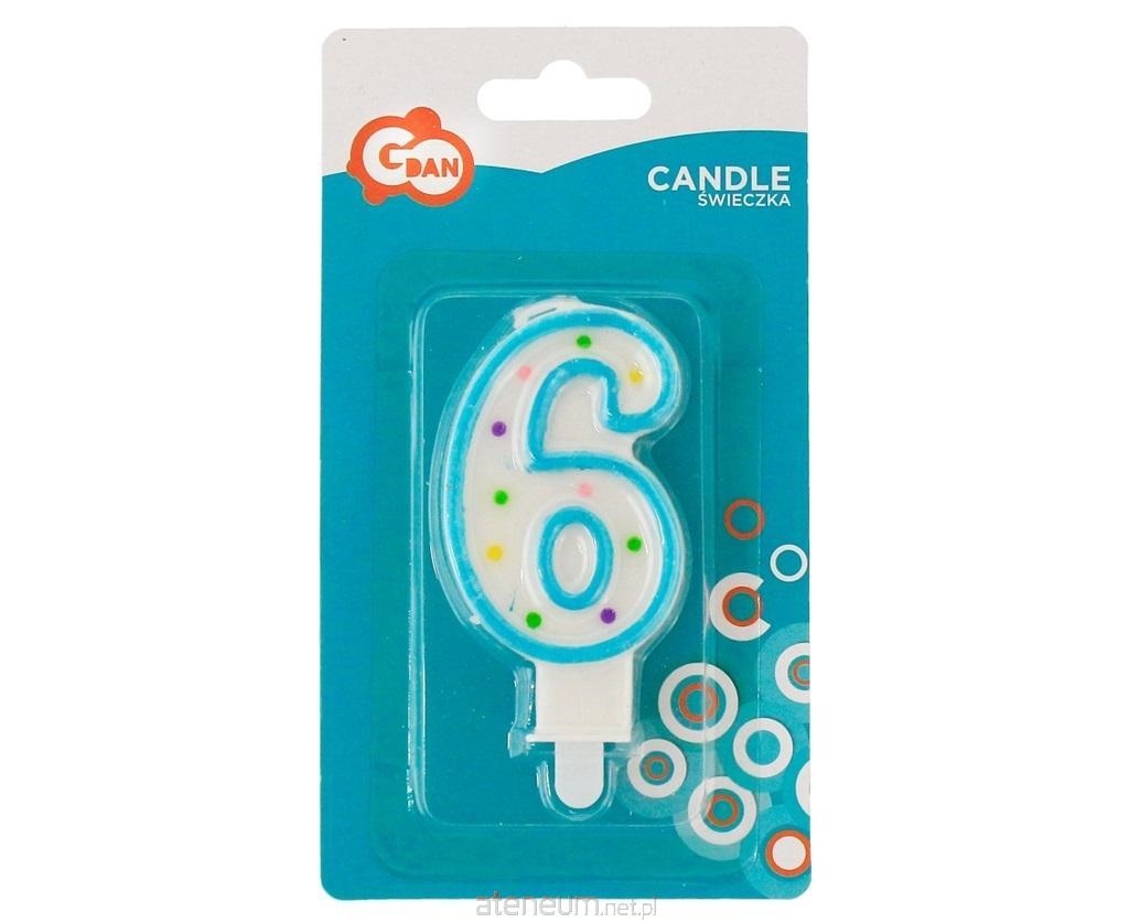 ŚWIECZKA 6 W KROPKI