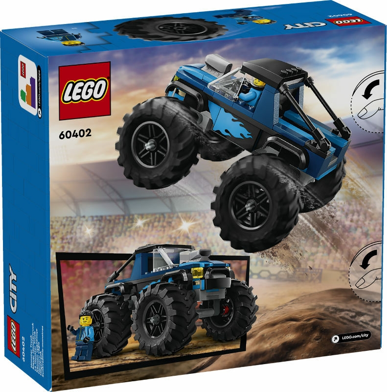 Klocki LEGO CITY Niebieski Monster Truck P6 60402
