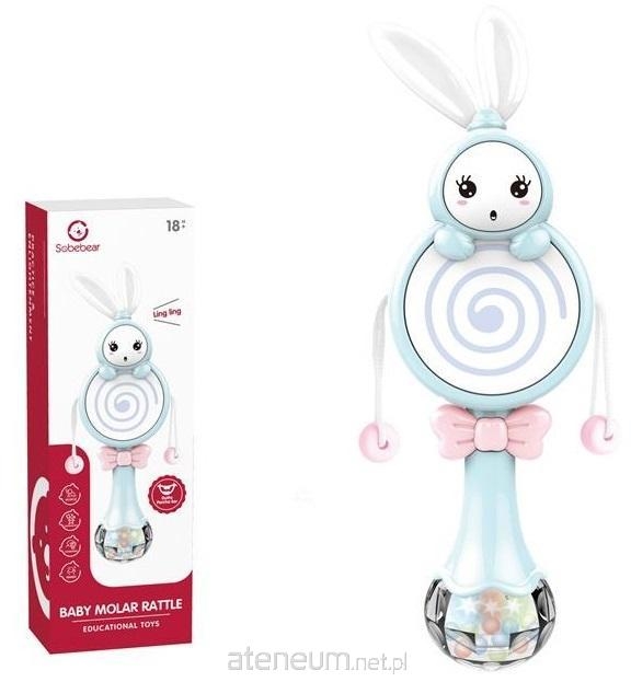 BABY MOLAR RATTLE GRZECHOTKA  I GRYZAK NA BATERIE