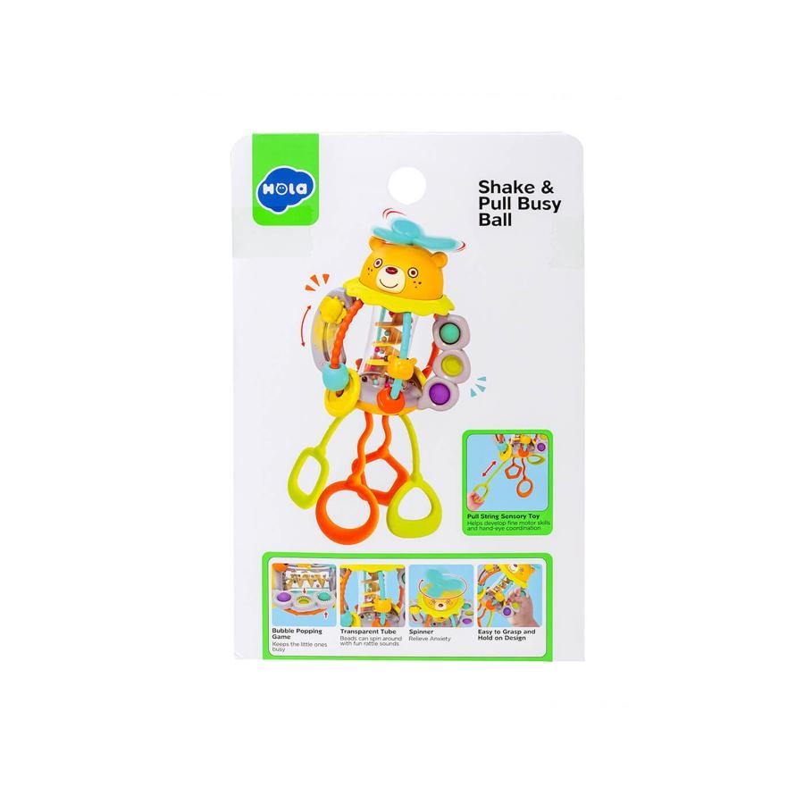SHAKE & PULL BUSY BALL GRZECHOTKA MIŚ