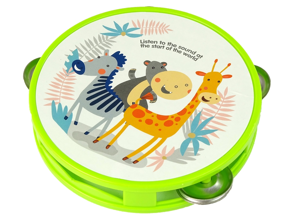 Muzyczny Bębenek Tamburyn Dla Dzieci Zwierzątka