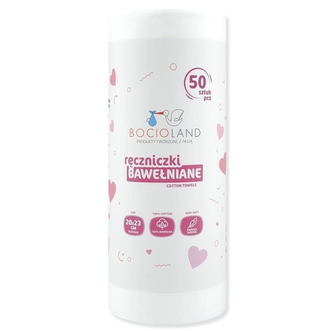 BOCIOLAND RĘCZNICZKI BAWEŁNIANE ROLKA