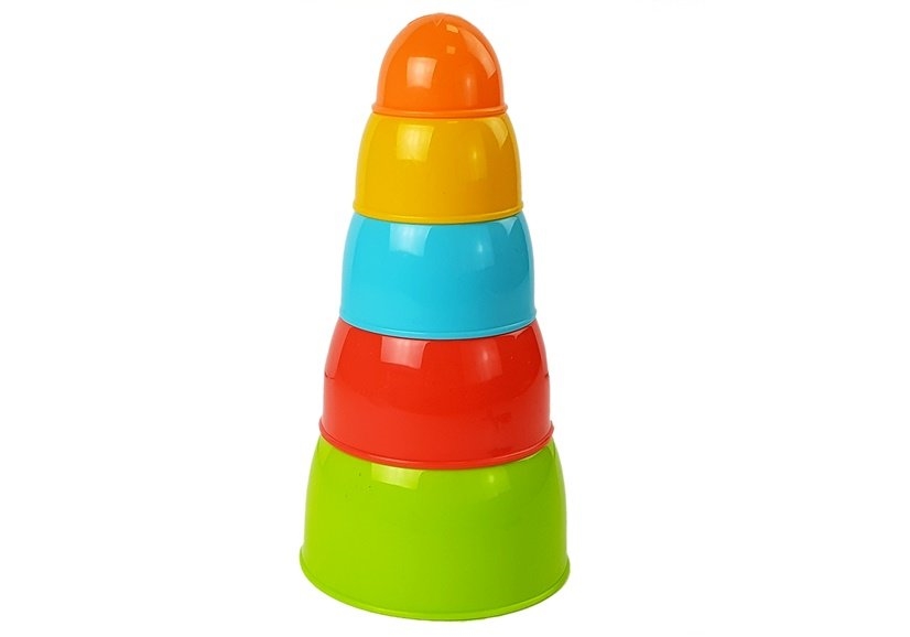 Piramidka Kubeczki Układanka Zręcznościowa dla Mal