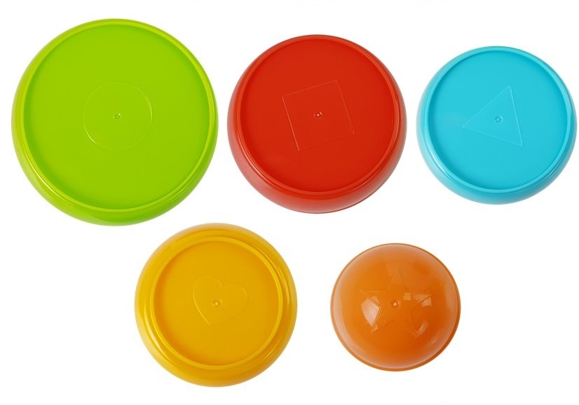 Piramidka Kubeczki Układanka Zręcznościowa dla Mal