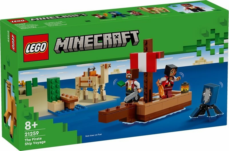Klocki LEGO MINECRAFT Rejs Statkiem Pirackim P4 21