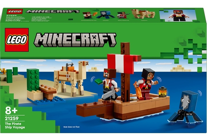 Klocki LEGO MINECRAFT Rejs Statkiem Pirackim P4 21