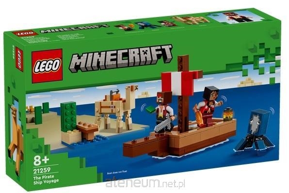 Klocki LEGO MINECRAFT Rejs Statkiem Pirackim P4 21