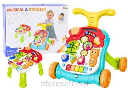 Chodzik Pchacz Stolik Edukacyjny 2w1 Interaktywny