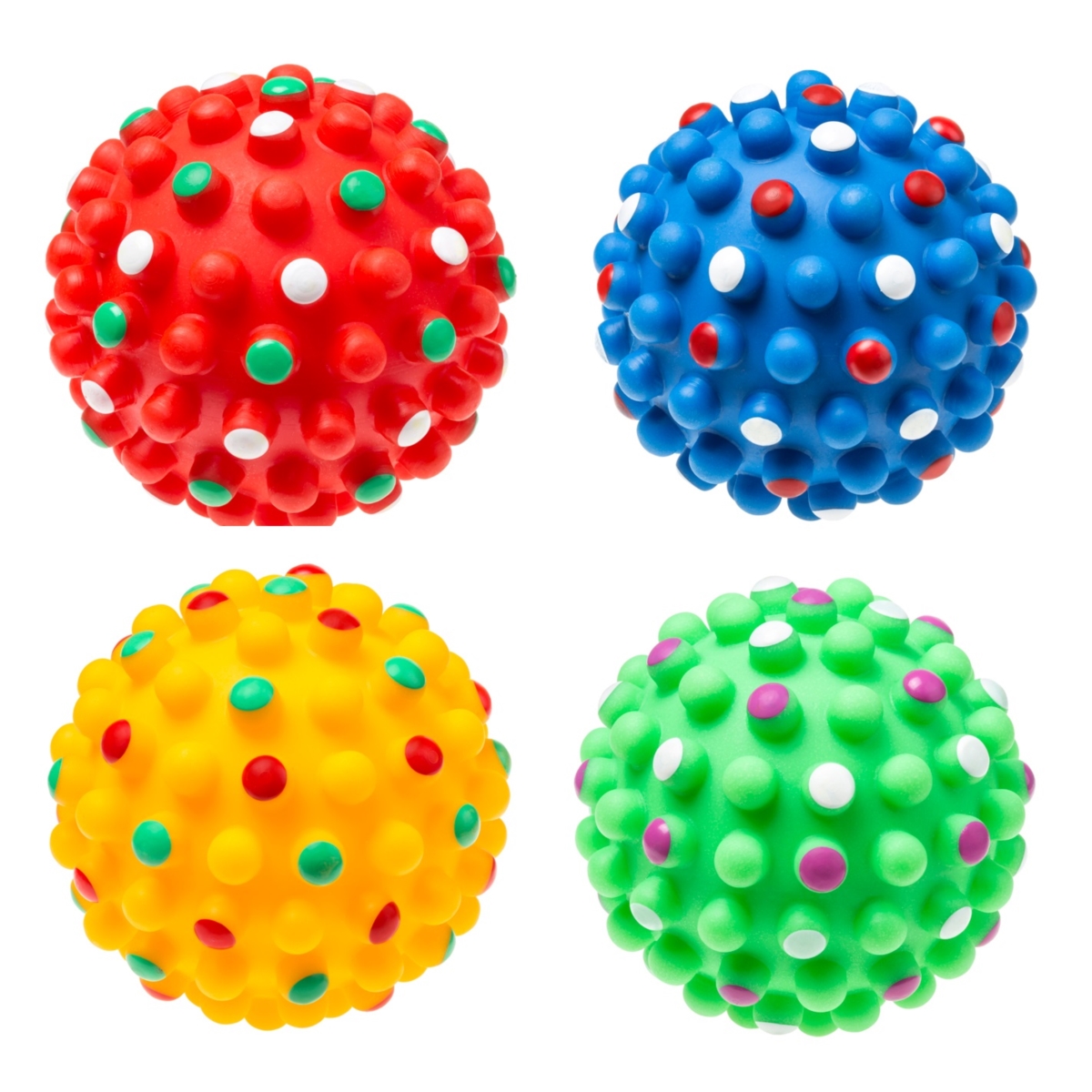 Piłka wzmocniona piszcząca 11,2cm 214 72145