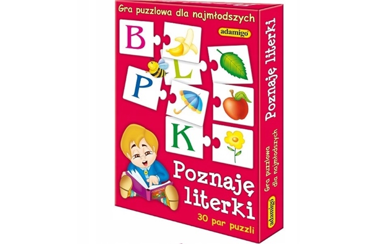 Poznaję Literki - gra puzzlowa 05581