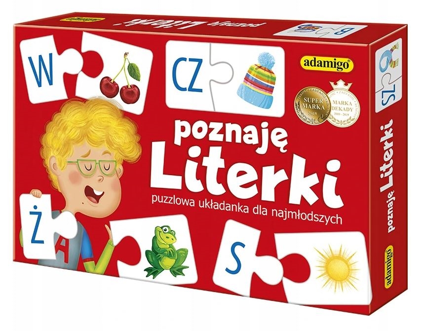 Poznaję Literki - gra puzzlowa 05581
