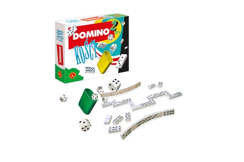 2 gry Domino + Kości 13856