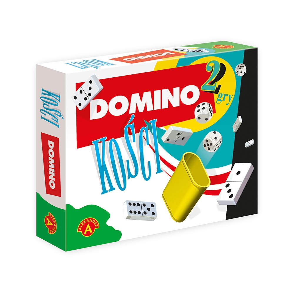 2 gry Domino + Kości 13856