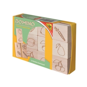 Domino drewniane - owoce i warzywa 02315