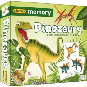 Dinozaury Gra memory Adamigo 07417