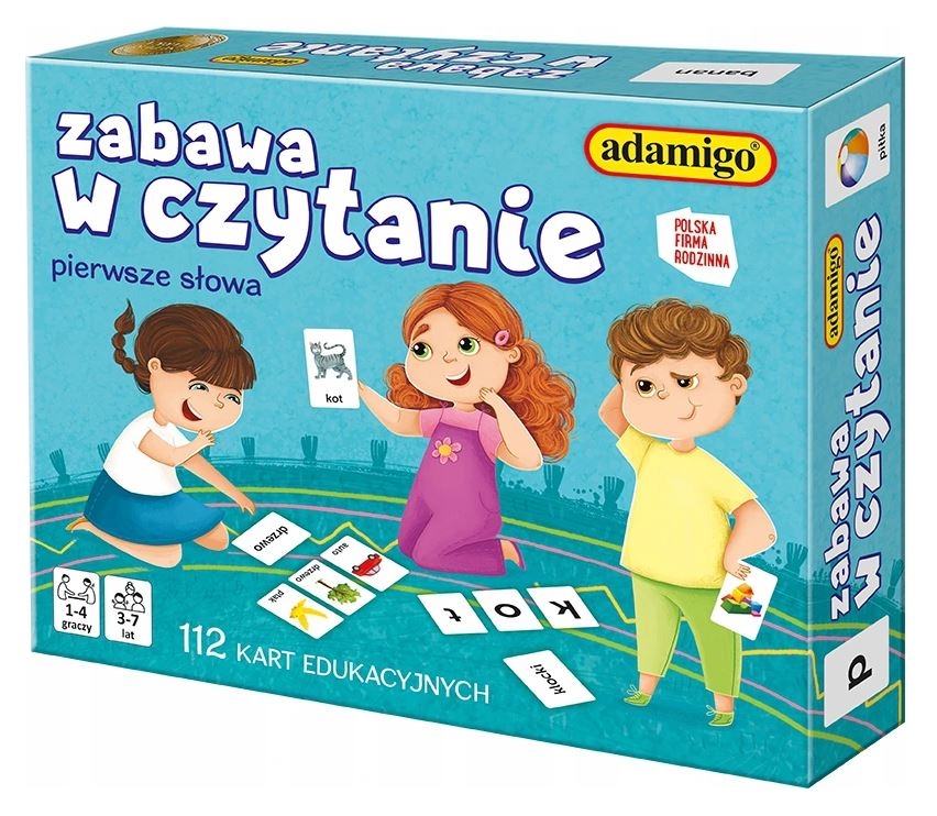 Zabawa w czytanie - karty 07523