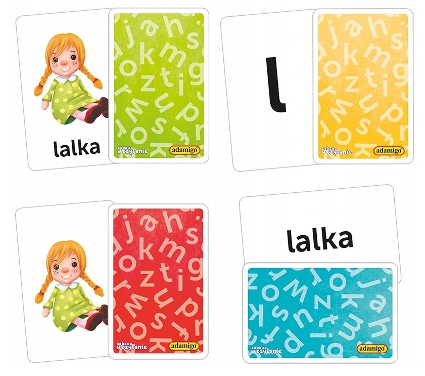 Zabawa w czytanie - karty 07523