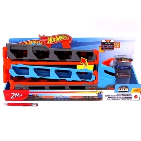 HW CITY Mega długi transporter 2w1+autka GVG37 /2