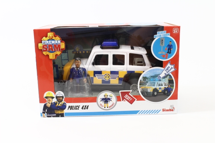 Strażak Sam jeep policyjny+figurka 925-1096